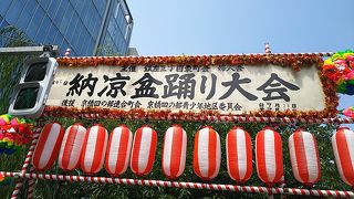 あらっ お祭りの櫓が公園に(゜ﾛ゜;ﾉ）ﾉ