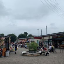 上り線のサービスエリア