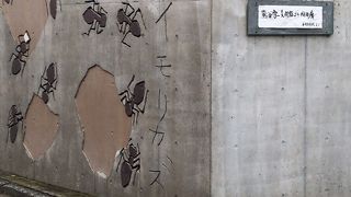 住宅街にポツンとあります