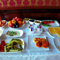 朝食はビュッフェでした