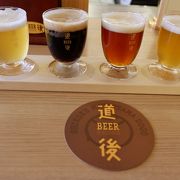 温泉の後のビールは最高！