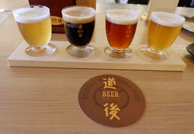 温泉の後のビールは最高！