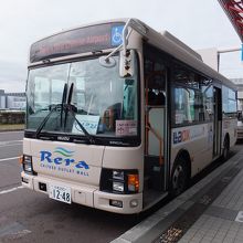 空港無料連絡バス。