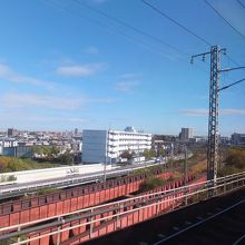 函館本線との合流。札幌近し。