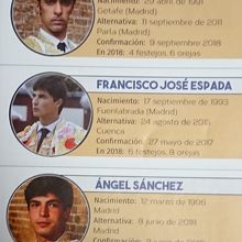 この日に出演する闘牛士