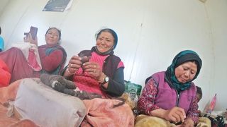 チョグラムサル村の女性自立支援アトリエ