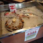 海産物が充実