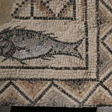 4世紀頃のタイル画です