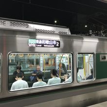 和歌山市駅行き電車