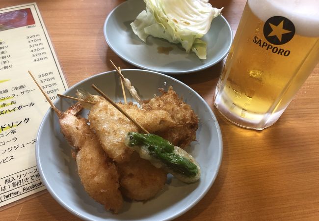 梅田駅:老舗串カツ店！