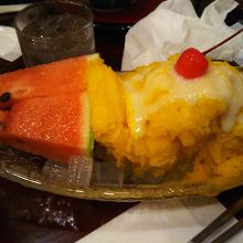 マンゴーかき氷