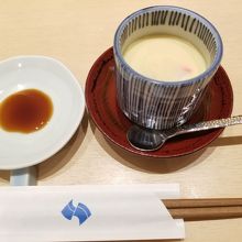 セットについている茶碗蒸しもおいしかったです