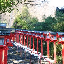 貴船神社定番のフォトスポット