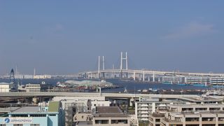 ベイブリッジなどが見える眺めのいいところ