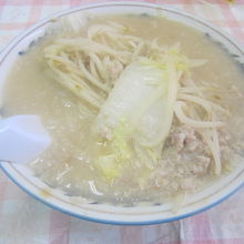 味噌ラーメンの様子