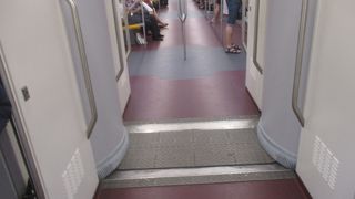 椅子がない車両がありました