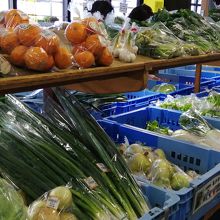 店内の野菜