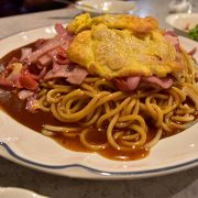 ローカルグルメあんかけパスタ