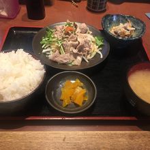 日替りランチA豚しゃぶポン酢