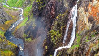 落差１８２メートル