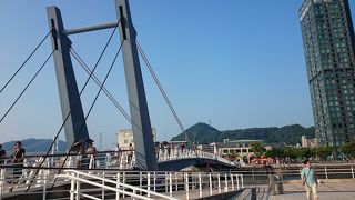 歩行者用跳ね橋