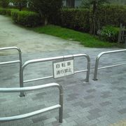 自転車も入れません