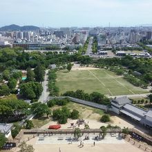 天守閣からの眺望