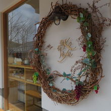 入り口もおしゃれです