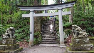 乙女の像近くに