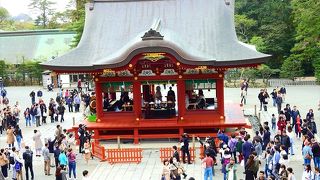 結婚式が行われていました