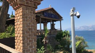 アンタルヤ マリーナが見渡せるレストラン