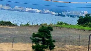 中海や宍道湖が見える。