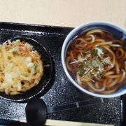 巨大かき揚げうどん