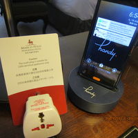 客室に備えているスマホは滞在中自由に使えます