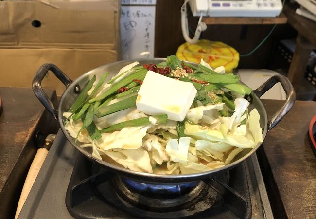 一人で入れるもつ鍋屋さん