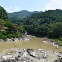 篠山川の渓谷