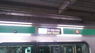 池袋12時54分発特別快速小田原行きからの場合、大崎で大崎始発の新木場行きへの乗り換えは楽でした