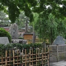 お茶関連のエリアだ