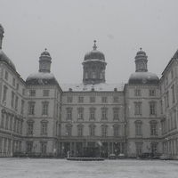 翌朝突然雪景色・・・