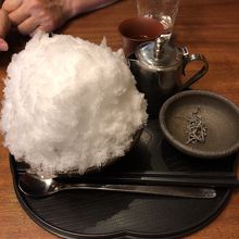 中はぜんざいです