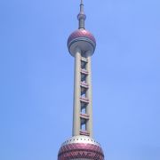 浦東にあるテレビ塔です