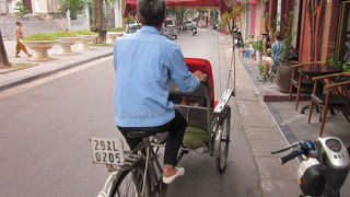 自転車で観光しました
