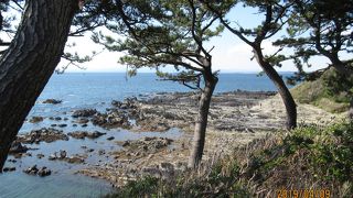 自然のすごさを感じる海岸