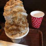 信玄餅の喫茶