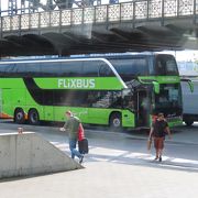 ミュンヘンからの長距離移動に便利