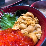 積丹のウニ丼