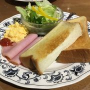 朝食を頂きました。