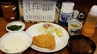 ランチにロース頂きました。