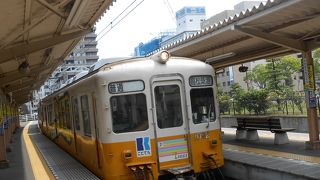 琴電の琴平線、始発高松築港駅から終点琴電琴平駅まで、乗りました