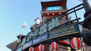 小樽運河の展望台として